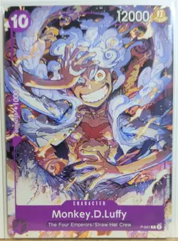 Monkey.D.Luffy P-041 - Starter Deck 18: PURPLE Monkey.D.Luffy Promo Near-Mint - Image 1