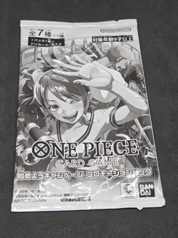 Lets Get Started 2025 One Piece Card Game TCG Bandai Japanese Promo Pack Sealed - Image 1