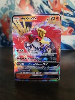 Pokemon Card Ho-Oh GX Full Art Black Star Promo SM57 - Image 2