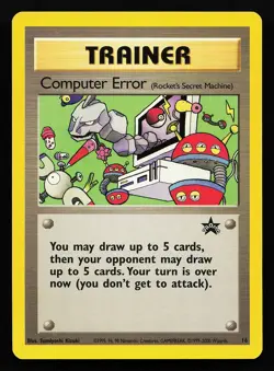Computer Error 16 WOTC Black Star Promo Pokemon Card - Image 1