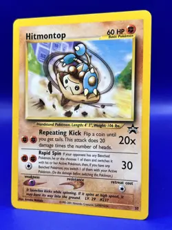 Pokemon Card WOTC HITMONTOP Promo Black Star 37 NM - Image 2