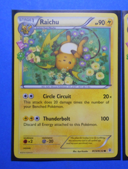 Raichu RC9/RC32 Pokemon card XY Generations Radiant Collection uncommon NM - Image 1