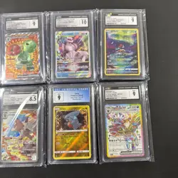 10 Card Pokemon Graded Card Lot PSA And CGC Gardevoir Lycanroc Magneton Keldeo - Image 3