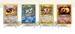 Eevee lution Flareon Jolteon Vaporeon HOLOS 1999 Jungle Pokemon Cards - Mint - Image 1