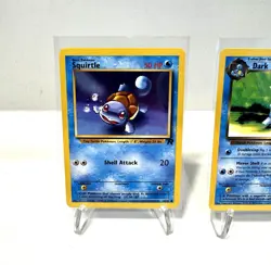 Dark Squirtle Wartortle Blastoise 1999 Team Rocket Pokemon Card *PACK FRESH NEW! - Image 2