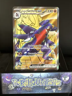 Pokemon Card Cynthia's Garchomp ex 215/182 Ultra Rare Destined Rivals NM - Image 1