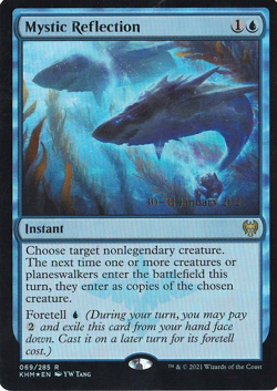 MTG Mystic Reflection Kaldheim Prerelease Promos Near Mint Foil - Image 1