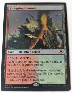 Stomping Ground FOIL #258 Edge of Eternities EOE Magic MTG - Image 1