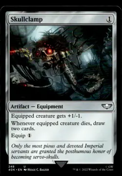 Skullclamp Mtg Warhammer 40K NM 248 Magic Gathering X1 - Image 1