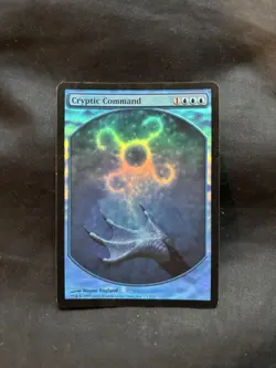 MTG - Magic the Gathering - Cryptic Command - Textless FOIL - Blue - NM - NR - Image 1
