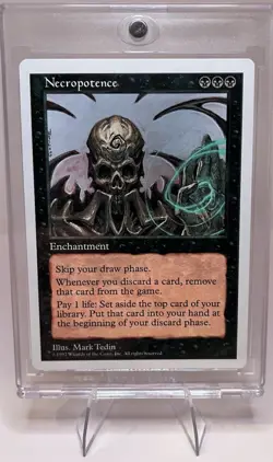 Necropotence 5th Edition (5ED) Vintage MtG NM/M - Image 1