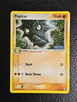 Pokemon Card - Pupitar Reverse - 70/115 - EX Unseen Forces - 2005 - Image 1