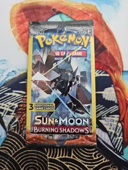 Pokemon Burning Shadows 3 Card Mini Booster Packs Complete Art Set Lot of 4 - Image 3
