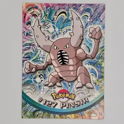 Pokemon Card - Pinsir Topps TV Animation Edition 127 Blue Logo - Image 1
