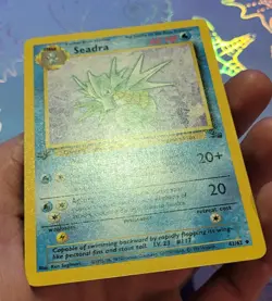 Seadra 42/62 1st Edition Fossil Pokemon Card LP - Image 4