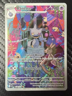 Banette 234/217 Illustration Rare IR Ascended Heroes Pokemon Card Near Mint - Image 1