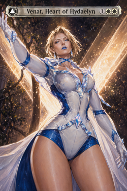 MTG Alter Commission Deposit - Emma Frost Dual Card Set - Hand Painted Art - Image 1