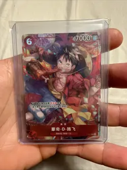 Game D. Luffy Promo Card Monkey 2023 One Piece Chinese New Year Red Packet P-001 - Image 1