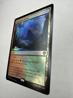 MTG Karplusan Forest Dominaria United Foil Rare Card - Image 3