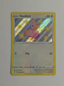 Ducklett - SV095/SV122 - Pokemon Shining Fates Sword Shield Shiny Rare Card MINT - Image 2