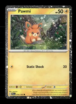 Pawmi (Cosmo Foil) 074/193 Holo Miscellaneous Cards & Products NM/M Pokemon - Image 1