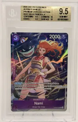 Nami (Premium Card Collection -Best Selection Vol. 4-) OP09-070 BGS 9.5 - Image 1