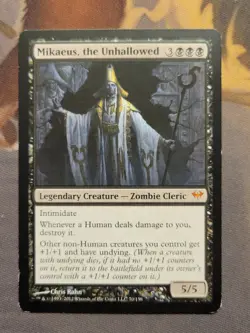1x Mikaeus, the Unhallowed - Dark Ascension Mythic MTG LP - Image 1