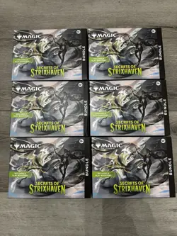 Magic The Gathering SECRETS OF STRIXHAVEN Bundle Box MTG New 6x Bundle lot - Image 1
