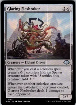 Glaring Fleshraker 7 Uncommon Modern Horizons 3 Magic: The Gathering LP - Image 1