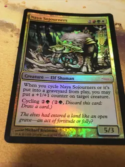 Naya Sojourners Foil WPN Promo Mtg Magic Gathering - Image 1
