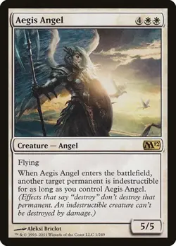 Aegis Angel - Foil Magic 2012 LP MTG - Image 1