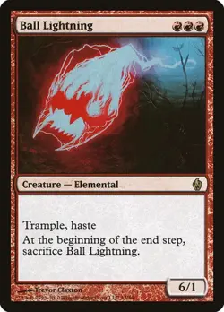 Ball Lightning - Foil Premium Deck Series: Fire and Lightning LP MTG - Image 1