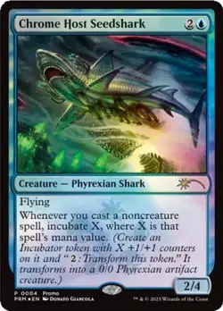 Chrome Host Seedshark - Foil Promo PMEI LP MTG - Image 1