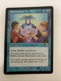 MTG LP Soothsaying Mercadian Masques Free Shipping In The US With Tracking - Image 1