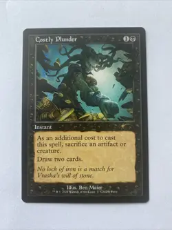 MTG Costly Plunder Unique & Misc. Promos 14 Foil Promo - Image 1
