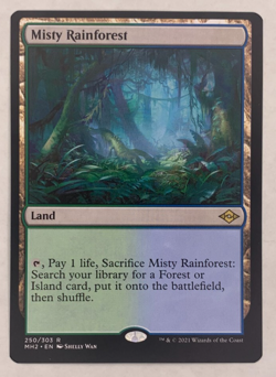 Misty Rainforest - NM Slight Miscut - Modern Horizons 2 - MTG - Image 1