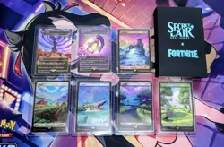MTG Secret Lair x FORTNITE: Landmarks and Locations Foil Magic The Gathering - Image 1