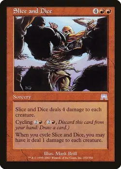Slice and Dice - Foil Onslaught LP MTG - Image 1