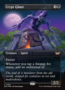 Crypt Ghast - Foil Extended Art Bundle Promo DSC LP MTG - Image 1