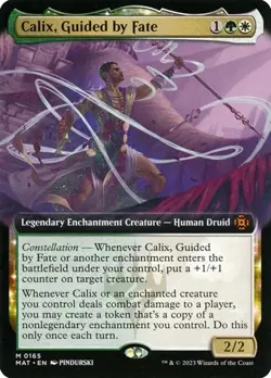 Calix, Guided by Fate - Foil Extended Art MAT LP MTG - Image 1