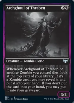 1x Archghoul of Thraben NM Eng MTG - Innistrad: Double Feature - Image 1