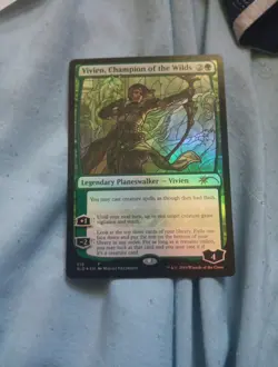Vivien, Champion of the Wilds (Stained Glass) Secret Lair Drop Foil - Image 1