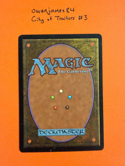 **City of Traitors** MTG Magic MP - Exodus (1998) - Reserved List - Image 2
