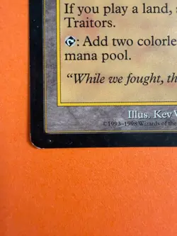 **City of Traitors** MTG Magic MP - Exodus (1998) - Reserved List - Image 3