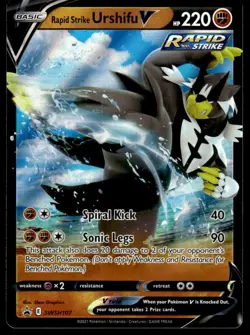 Pokemon TCG SWSH Promos #SWSH107 Rapid Strike Urshifu V NM - Image 1