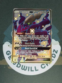 Pokemon TCG Darkrai GX sv70/sv94 Hidden Fates Hidden Fates NM - Image 1
