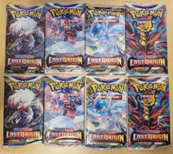 Pokemon Lost Origin Booster Pack Art Set- (8) Booster Packs- New & Sealed - Image 1