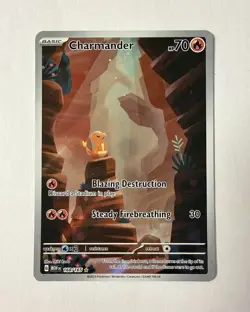 Charmander 168/165 SV 151 Holo Full Art Illustration Rare EN - Image 1