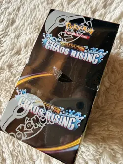 Pokemon TCG Chaos Rising Half Booster Box Factory Sealed (Minor Rip) - Image 1