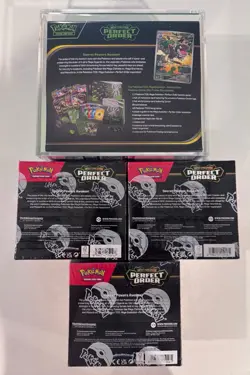 Pokemon Center Mega Evolution Perfect Order Elite Trainer Box + 3 booster boxes - Image 2